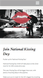 Mobile Screenshot of kissingday.com